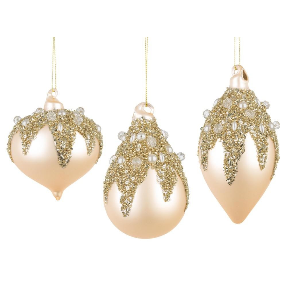 PENDAGLIO VETRO IMPERIAL CHAMPAGNE ASSORTITI 3